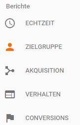 ueberblick-berichte Google Analytics verstehen