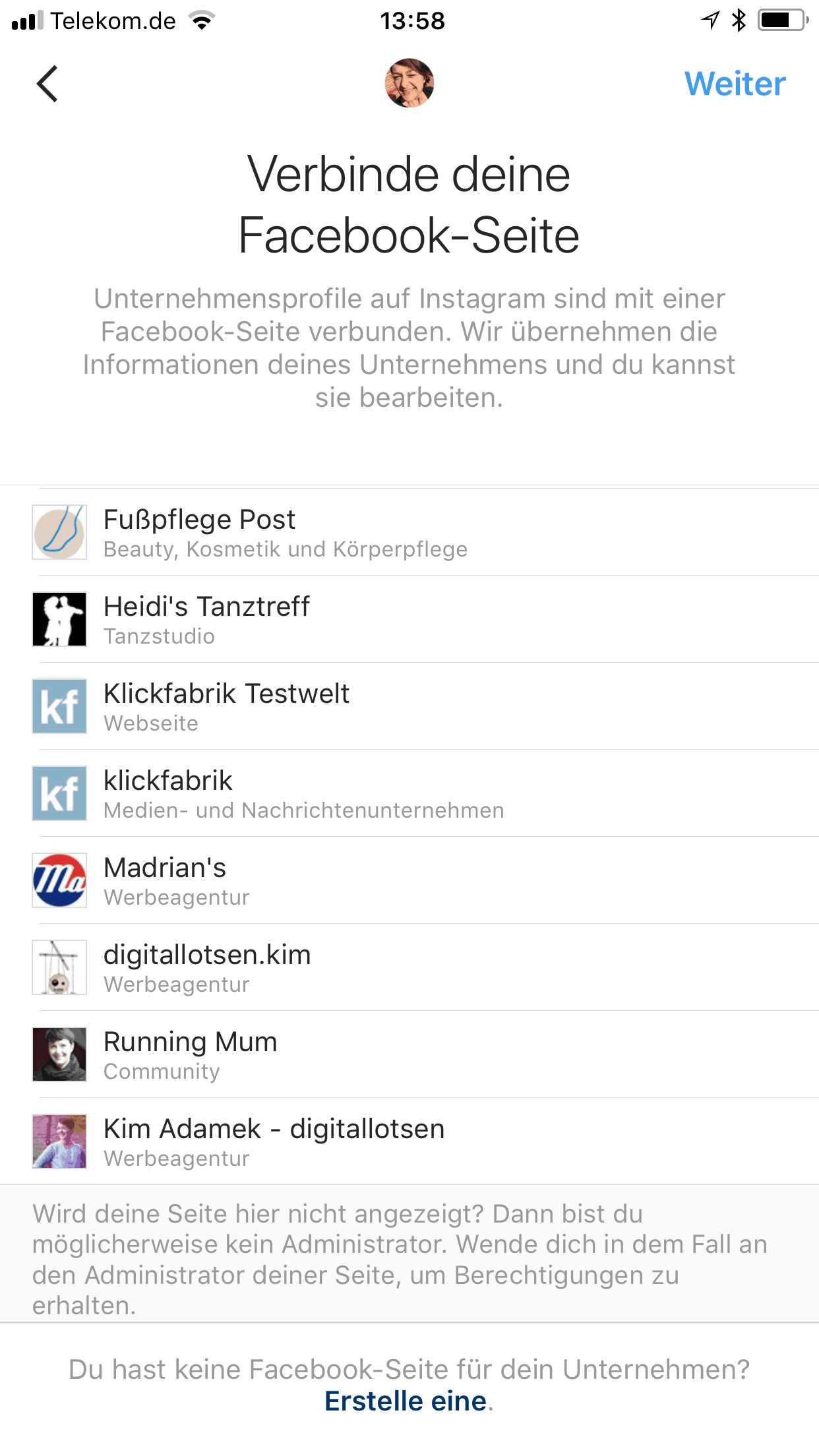 digitallotsen-instagram-Bild6 Instagram mit Facebook verbinden