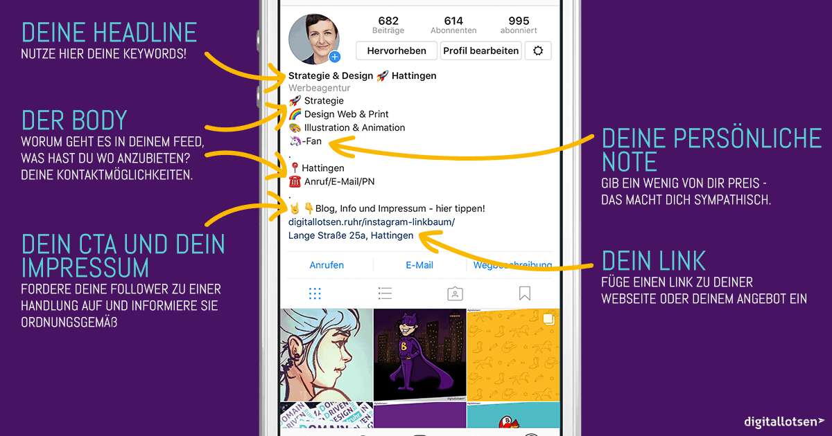 so-sieht-eine-gute-instagram-bio-aus-digitallotsen-1 Instagram Bio erstellen