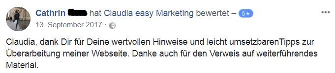 Cathrin Marketing Strategie Newsletter Referenz