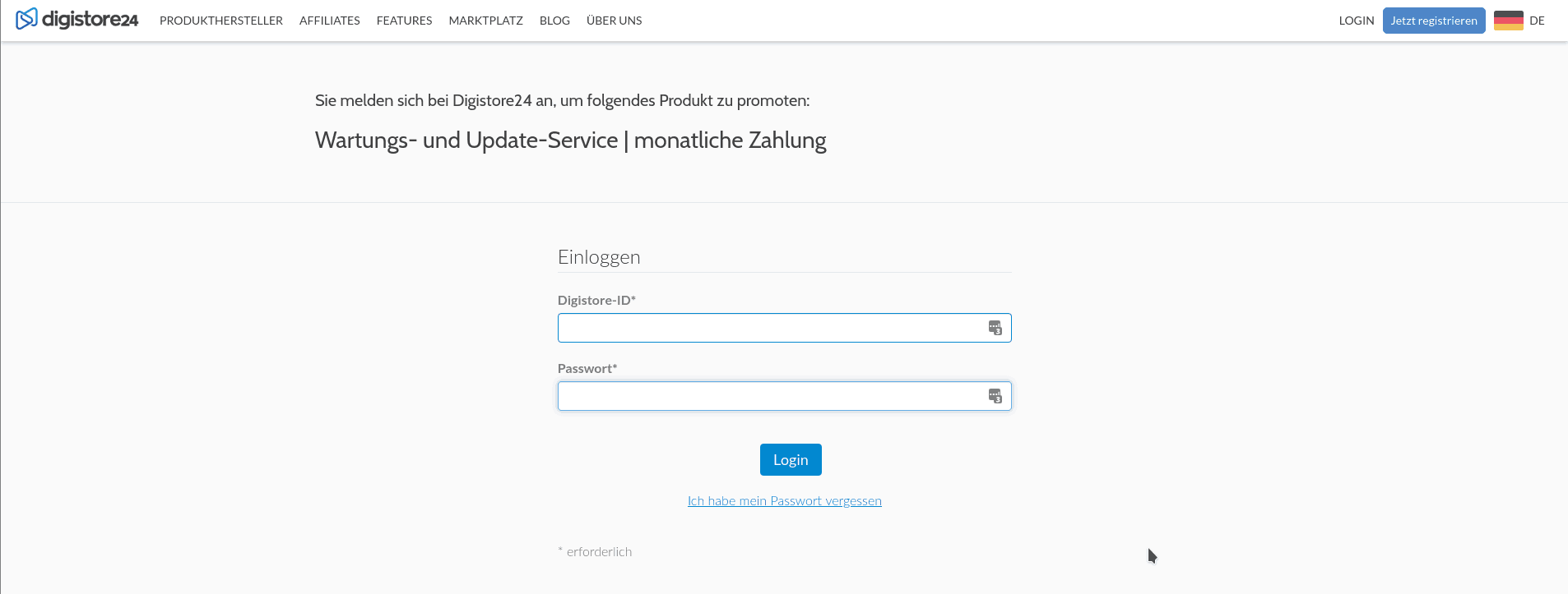 produkte promoten einladung digistore