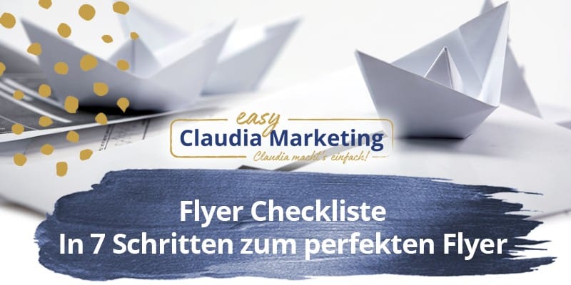 Flyer Checkliste