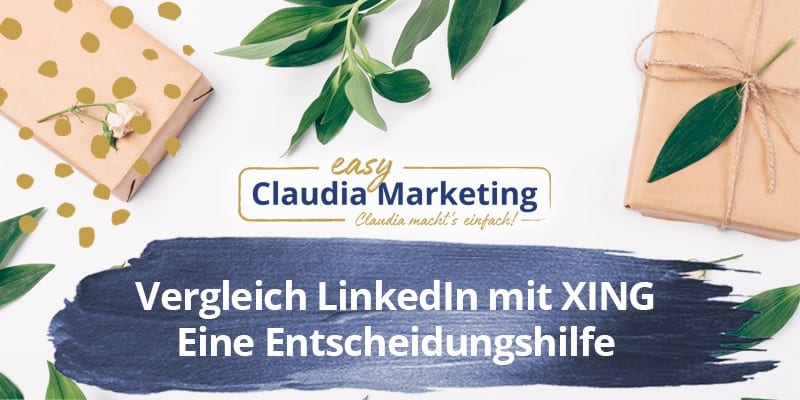 Vergleich LinkedIn mit XING