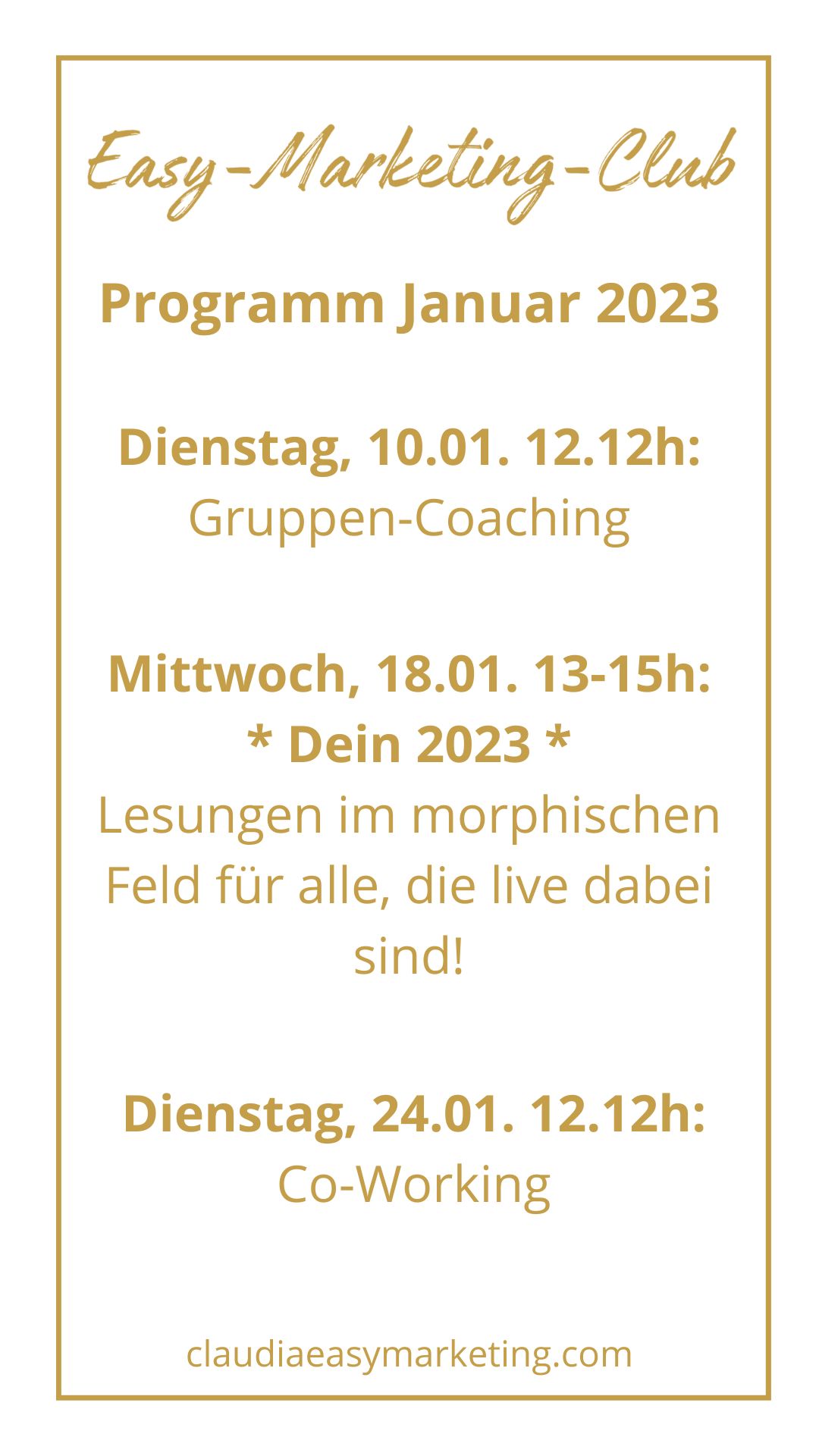 Weiss-Easy-Marketing-Club-Programm-Januar23 Programm Januar 2023