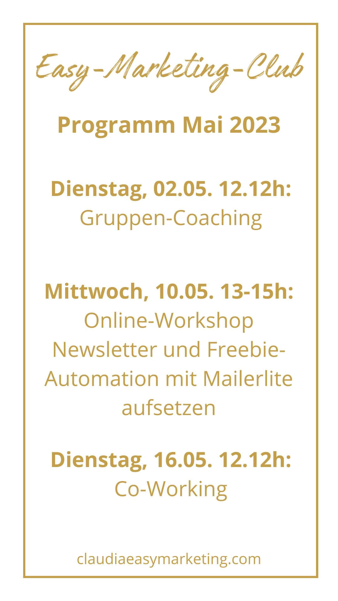 Weiss-Easy-Marketing-Club-Programm-Mai23 Club-Programm Mai