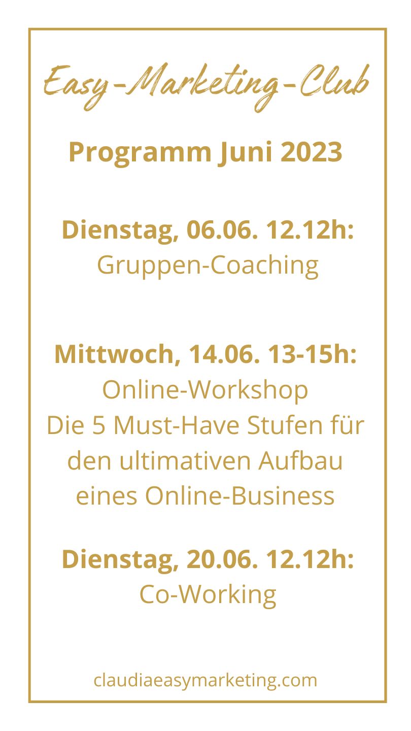 Story-Easy-Marketing-Club-Programm-Juni23 Club Programm Juni 2023