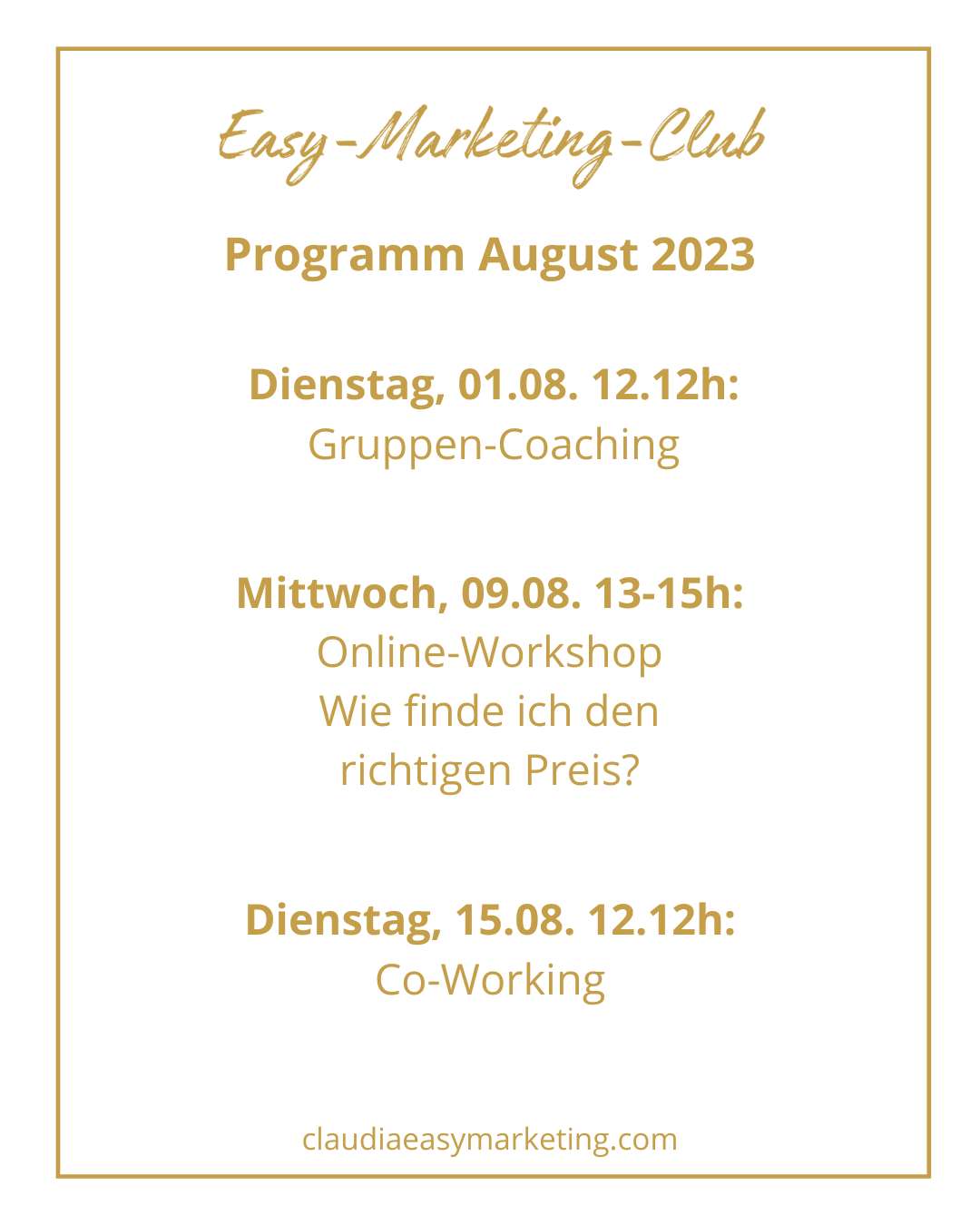 IG-Weiss-Easy-Marketing-Club-Programm-August Programm August 2023